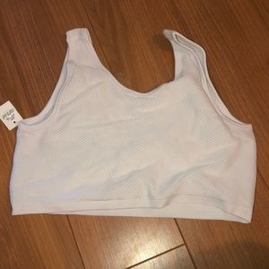 Mesh sports bra